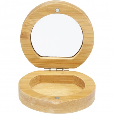 Logotrade advertising products photo of: Afrodit bamboo pocket mirror