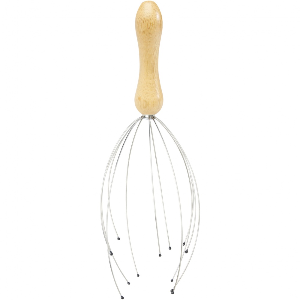 Logo trade promotional giveaway photo of: Hator bamboo head massager