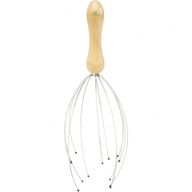 Logo trade promotional products picture of: Hator bamboo head massager
