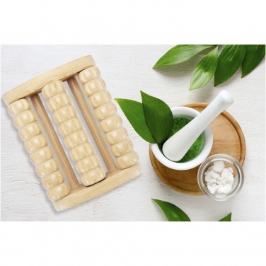 Logo trade business gift photo of: Venis bamboo foot massager
