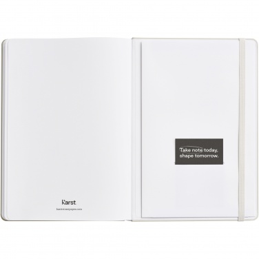 Logotrade promotional merchandise picture of: Karst® A5 stone paper hardcover notebook - lined