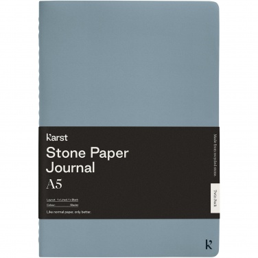 Logotrade advertising product picture of: Karst® A5 stone paper journal twin pack