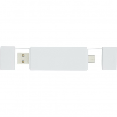 Logo trade promotional items image of: Mulan dual USB 2.0 hub