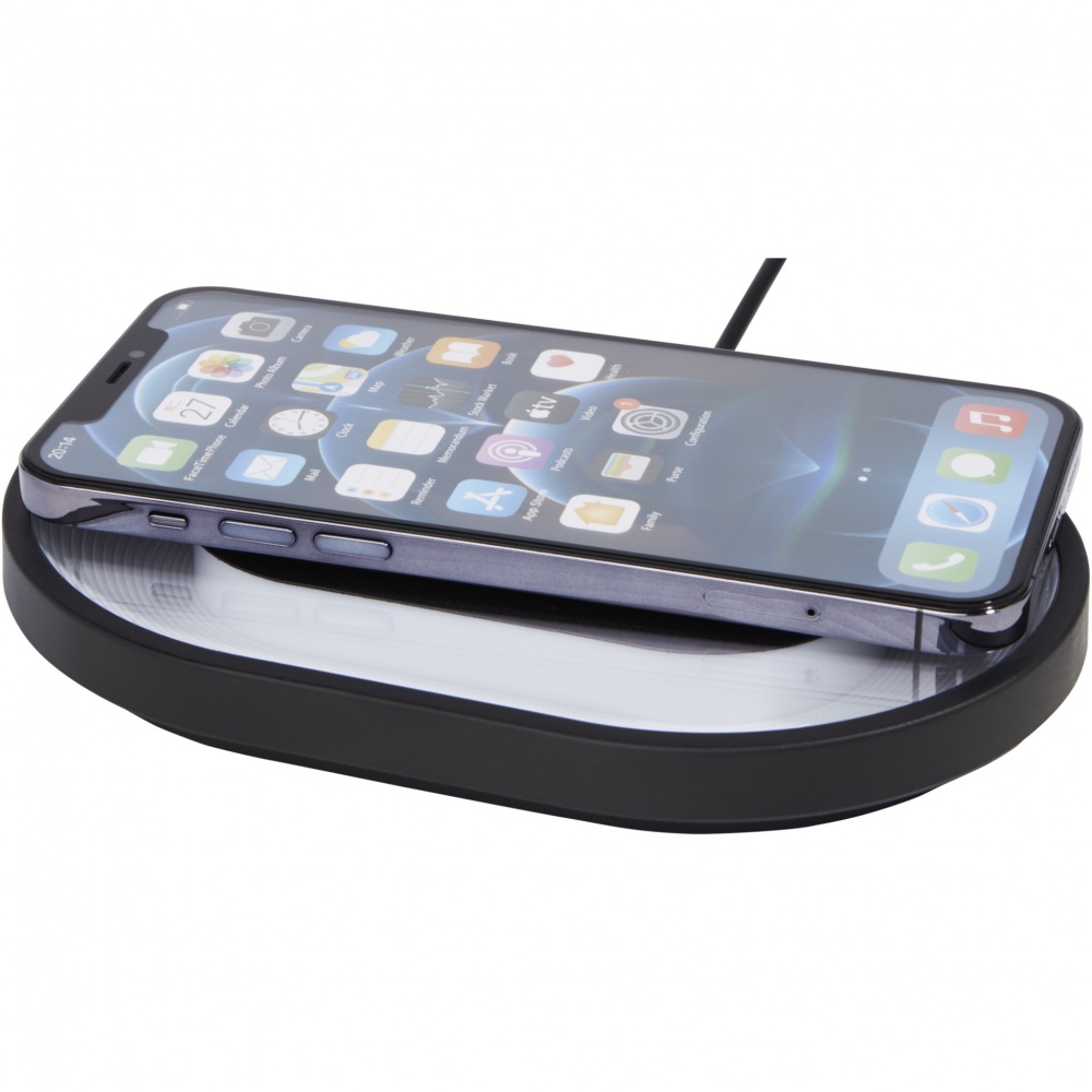 Logotrade promotional merchandise photo of: Ray wireless charging pad with RGB mood light