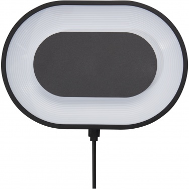 Logo trade promotional giveaways image of: Ray wireless charging pad with RGB mood light