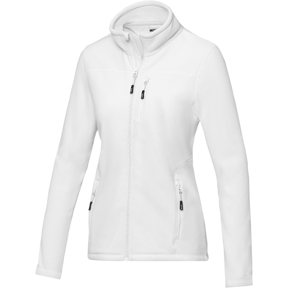Logo trade promotional product photo of: Amber women's GRS recycled full zip fleece jacket