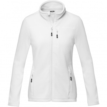 Logotrade promotional product image of: Amber women's GRS recycled full zip fleece jacket