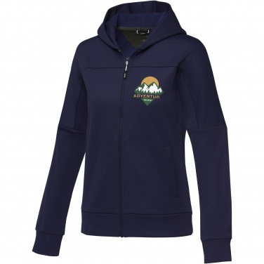 Logo trade promotional giveaways image of: Nubia women's performance full zip knit jacket