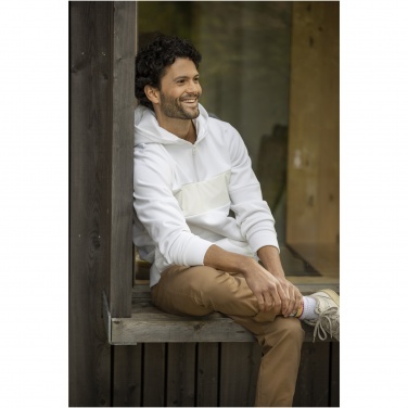 Logo trade promotional items picture of: Sayan men's half zip anorak hooded sweater