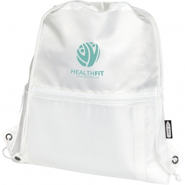 Logo trade advertising products picture of: Adventure recycled insulated drawstring bag 9L