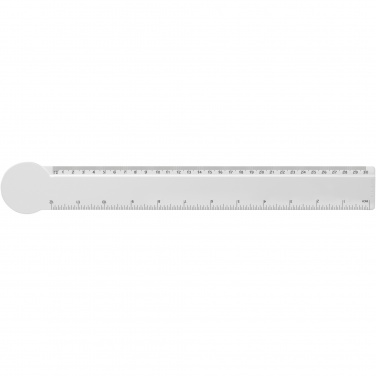 Logotrade business gift image of: Tait 30cm circle-shaped recycled plastic ruler
