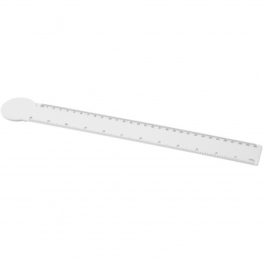 Logotrade advertising product picture of: Tait 30cm circle-shaped recycled plastic ruler