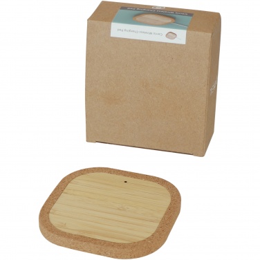Logotrade promotional merchandise image of: Cerris 15W cork wireless charging pad