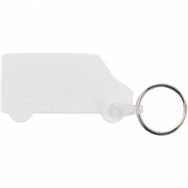 Logo trade promotional items picture of: Tait van-shaped recycled keychain