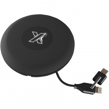 Logo trade promotional items image of: SCX.design C18 3-in-1 travel light-up cable