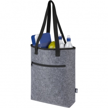 Logo trade business gift photo of: Felta GRS recycled felt cooler tote bag 12L