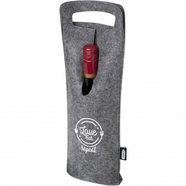 Logotrade promotional items photo of: Felta 75 cl GRS recycled felt wine bag