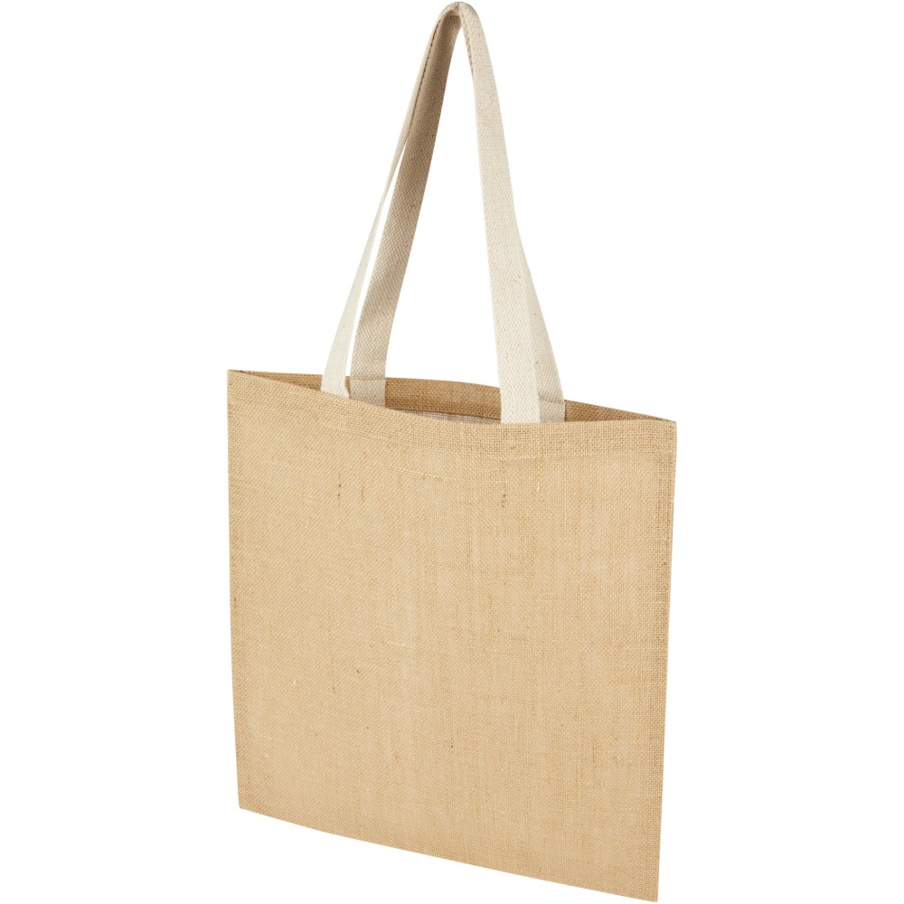 Logo trade promotional products image of: Juta 300 g/m² jute tote bag 7L