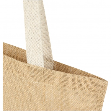 Logo trade promotional products picture of: Juta 300 g/m² jute tote bag 7L
