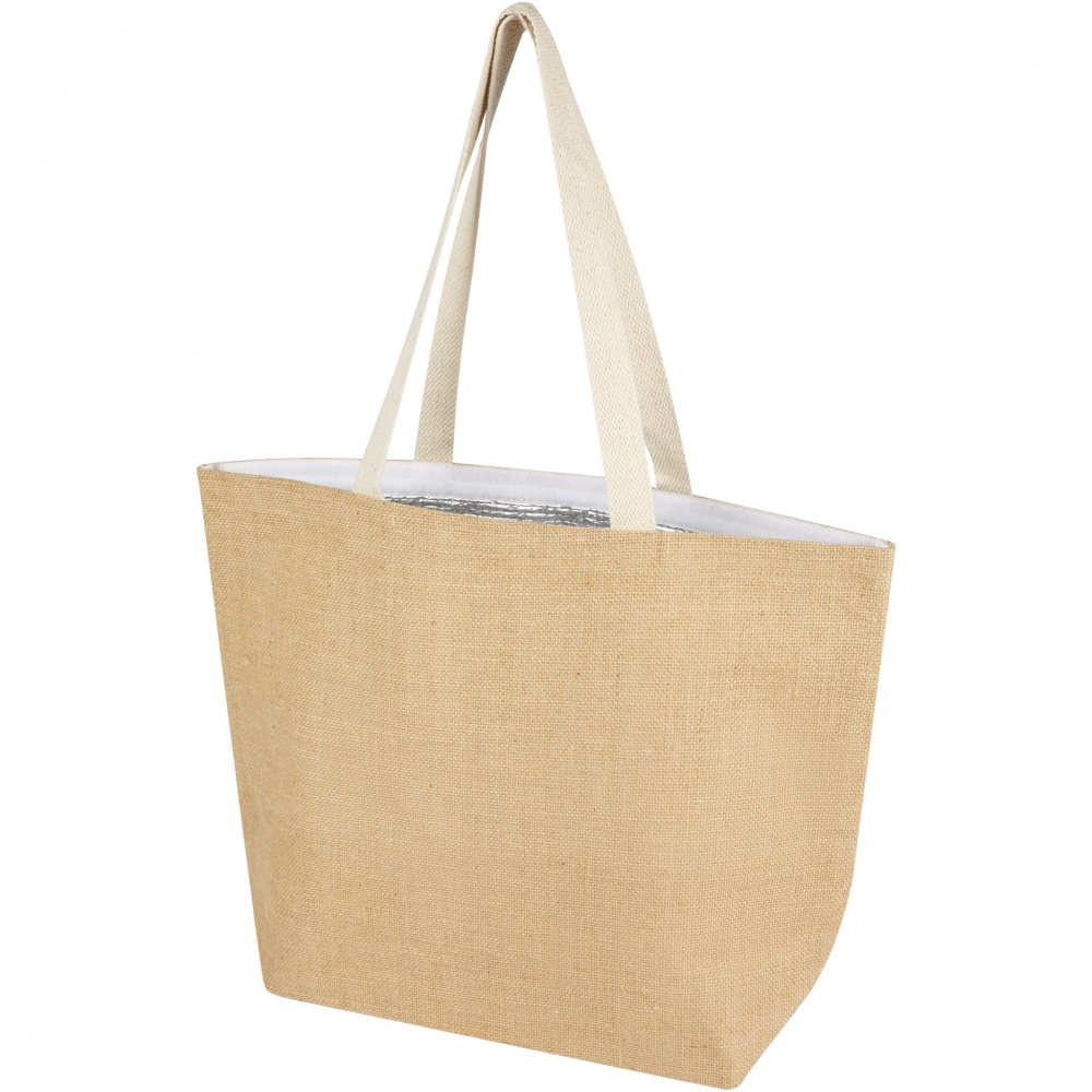 Logotrade business gift image of: Juta 300 g/m² jute cooler tote bag 12L