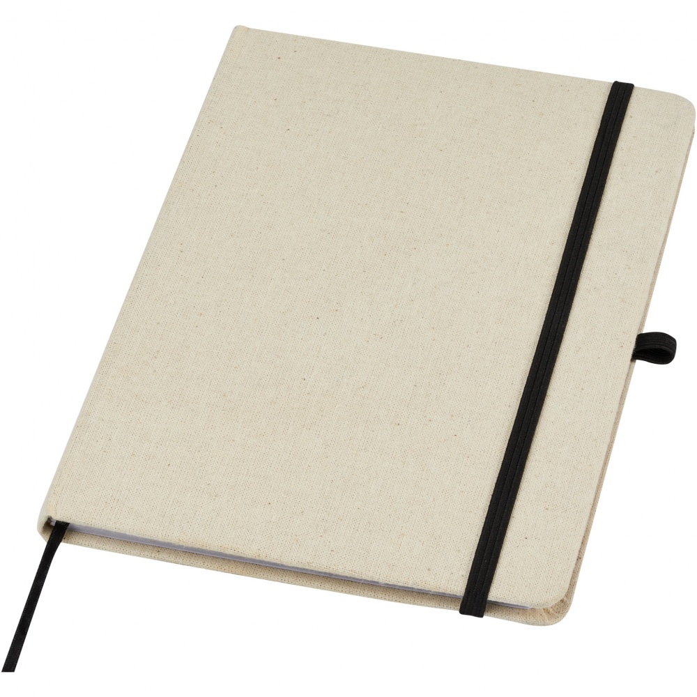 Logotrade promotional gift image of: Tutico organic cotton hardcover notebook