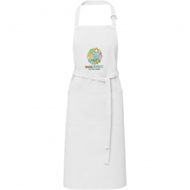 Logo trade business gifts image of: Andrea 240 g/m² apron with adjustable neck strap