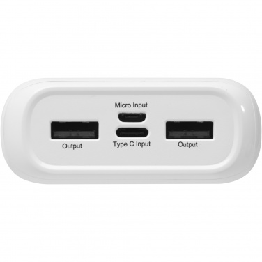 Logo trade promotional products image of: Electro 20.000 mAh recycled plastic power bank 