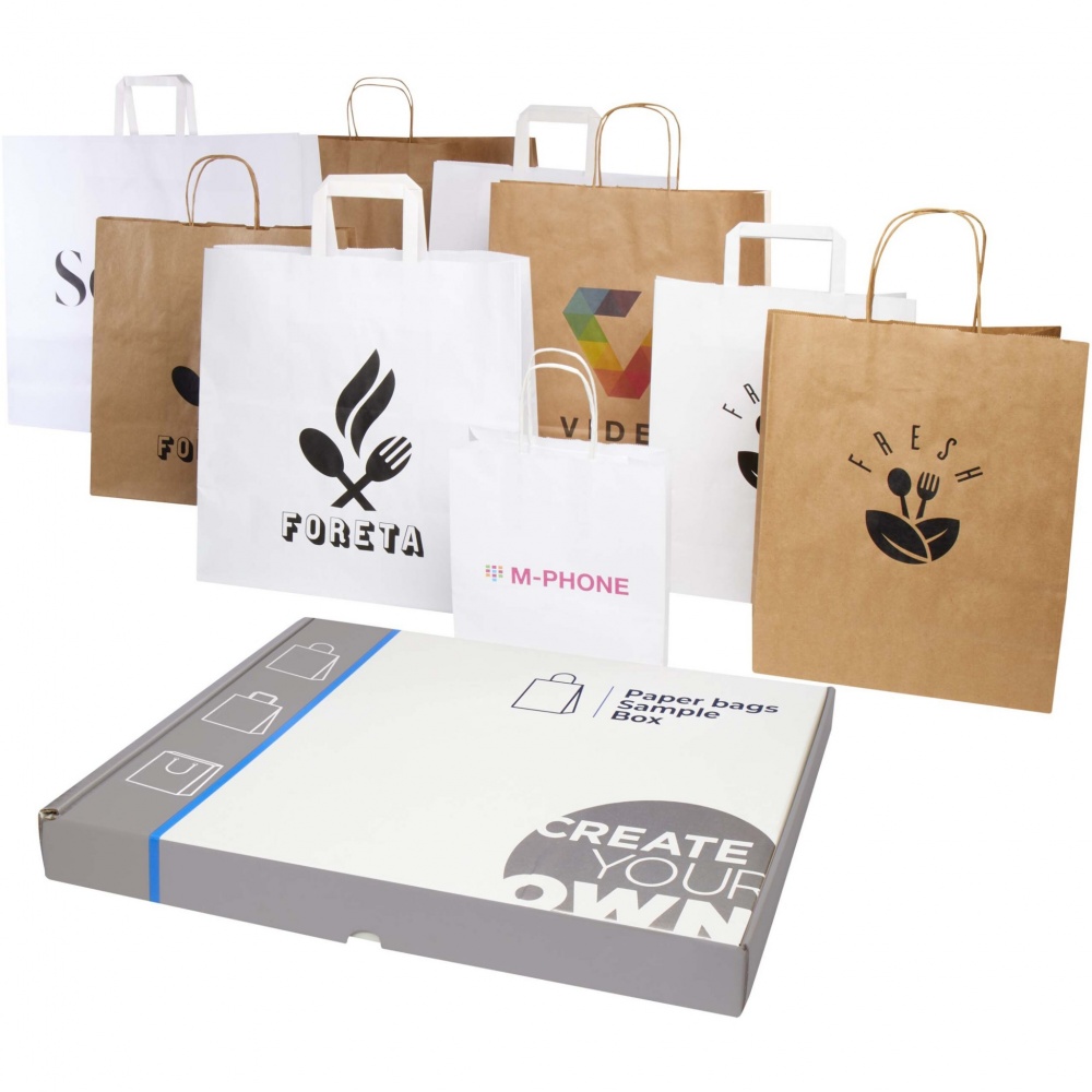Logotrade promotional merchandise picture of: Kraft paper bags sample box