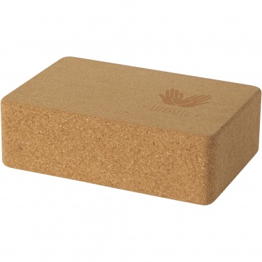 Logotrade business gifts photo of: Trikona cork yoga brick