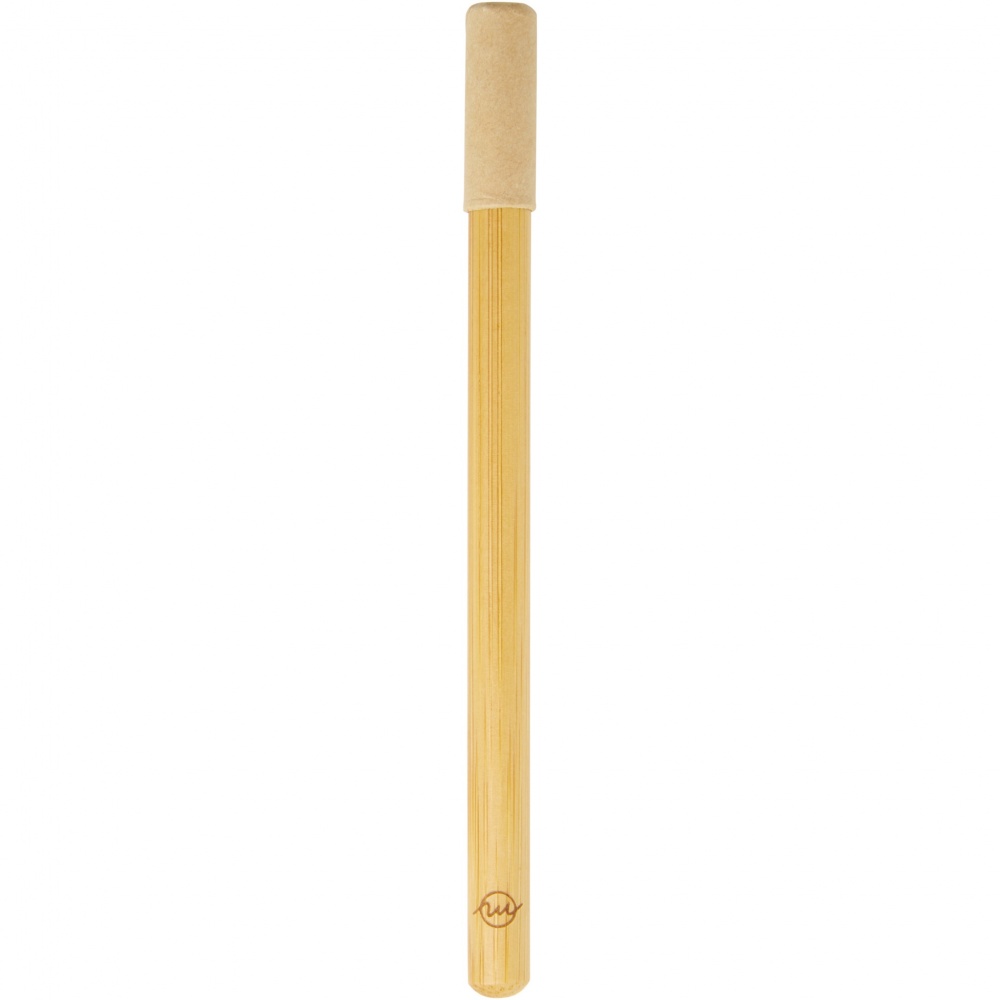 Logo trade promotional merchandise photo of: Perie bamboo inkless pen