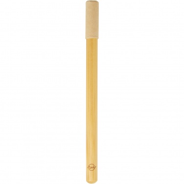 Logo trade promotional giveaway photo of: Perie bamboo inkless pen