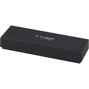 Logotrade promotional giveaway image of: Lucetto recycled aluminium ballpoint and rollerball pen gift set