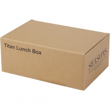 Logotrade promotional giveaway picture of: Titan recycled stainless steel lunch box