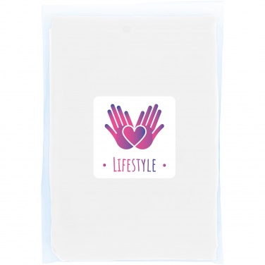 Logotrade promotional product image of: Mayan recycled plastic disposable rain poncho with storage pouch