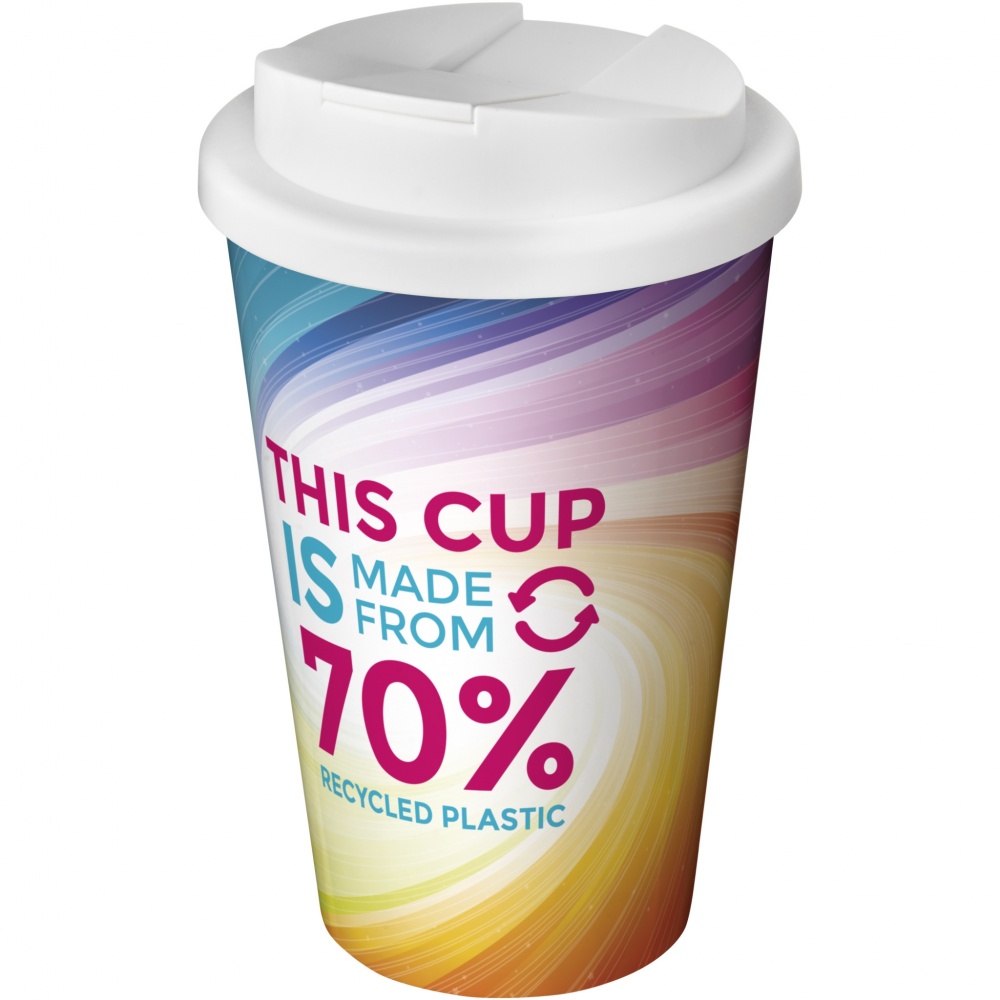 Logo trade corporate gifts picture of: Brite-Americano® Eco 350 ml spill-proof insulated tumbler