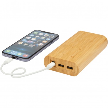 Logotrade promotional gifts photo of: Tulda 20.000 mAh bamboo power bank
