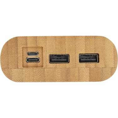 Logotrade advertising products photo of: Tulda 20.000 mAh bamboo power bank