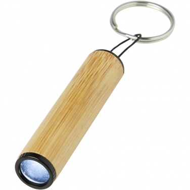 Logo trade corporate gift photo of: Cane bamboo key ring with light