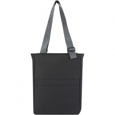 Logo trade advertising products image of: Aqua 14" GRS recycled water resistant laptop tote bag 14L