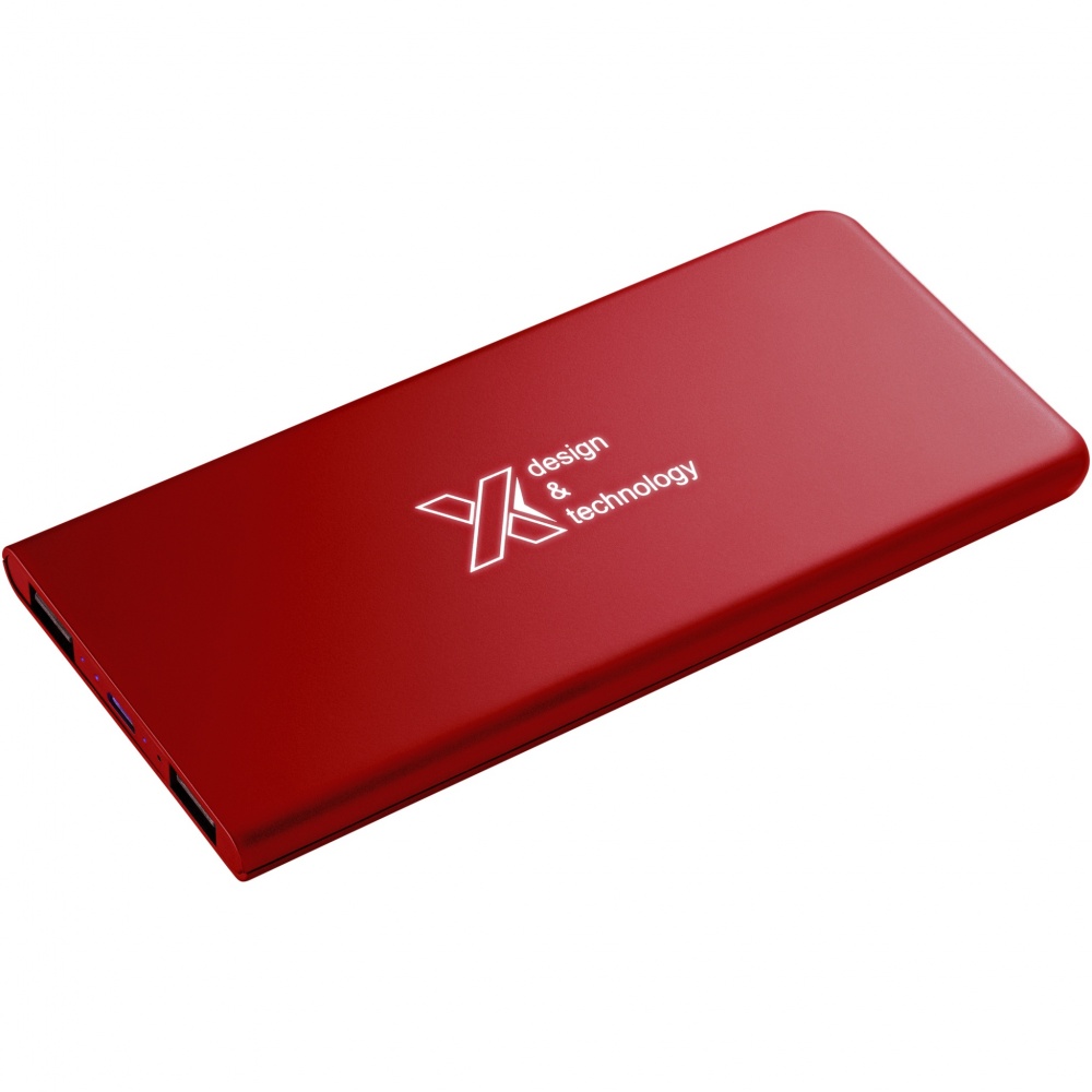 Logotrade promotional giveaway image of: SCX.design P15 light-up 5000 mAh power bank