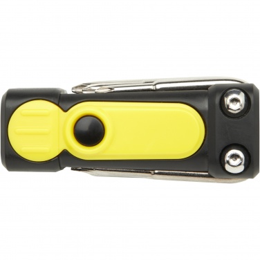 Logo trade promotional merchandise photo of: Octo 8-in-1 RCS recycled plastic screwdriver set with torch