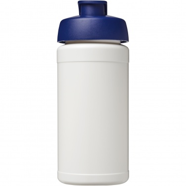 Logotrade advertising product picture of: Baseline 500 ml recycled sport bottle with flip lid