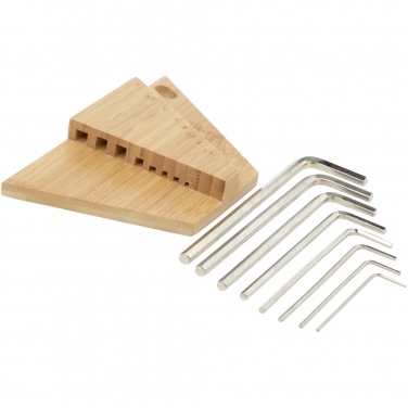 Logotrade corporate gifts photo of: Allen bamboo hex key tool set