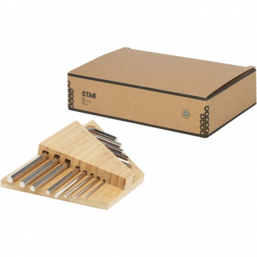 Logotrade promotional merchandise picture of: Allen bamboo hex key tool set