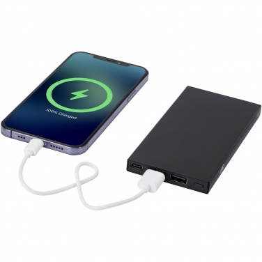 Logotrade corporate gift image of: Connect 5000 mAh recycled aluminium power bank