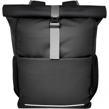 Logotrade promotional items photo of: Aqua 15" GRS recycled water resistant roll-top bike bag 20L