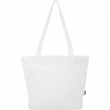 Logo trade promotional giveaway photo of: Panama GRS recycled zippered tote bag 20L