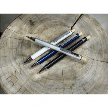 Logotrade promotional giveaway picture of: Cyrus recycled aluminium ballpoint pen (blue ink)