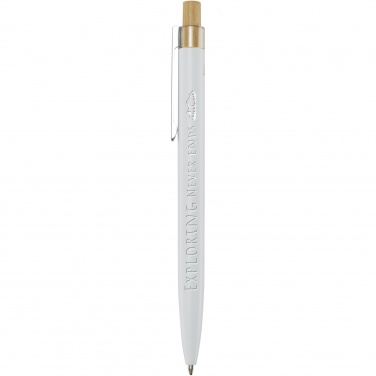 Logotrade promotional product picture of: Nooshin recycled aluminium ballpoint pen  (blue ink)