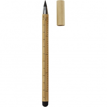 Logo trade promotional giveaways image of: Mezuri bamboo inkless pen 